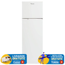 Réfrigérateur CONDOR De Frost Double Portes 263 Litres / Blanc