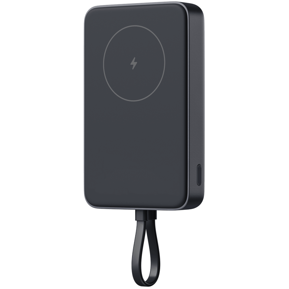Power Bank Magnétique Xiaomi 10 000 mAh / 33W Câble intégré / Gris