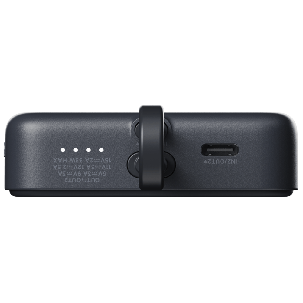 Power Bank Magnétique Xiaomi 10 000 mAh / 33W Câble intégré / Gris