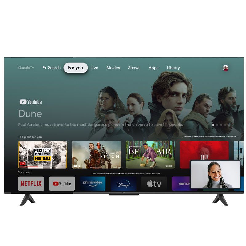TV TCL V6C 55" 4K UHD HDR SMART TV / GOOGLE TV