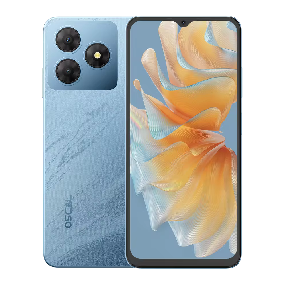 Smartphone OSCAL FLAT 2 | 4+8G/128G | Bleu