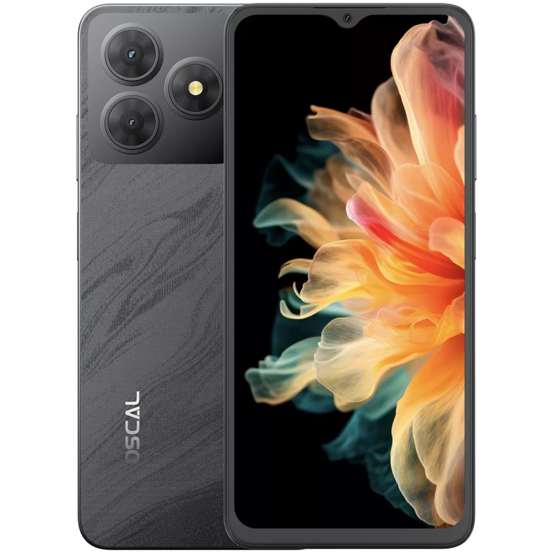 Smartphone OSCAL FLAT 2 | 4+8G/128G | NOIR