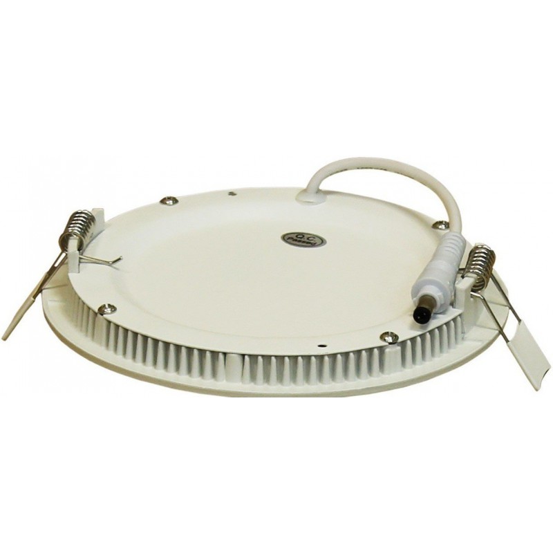 Panneau LED Plafonnier rond 9W Jaune 145x145x13