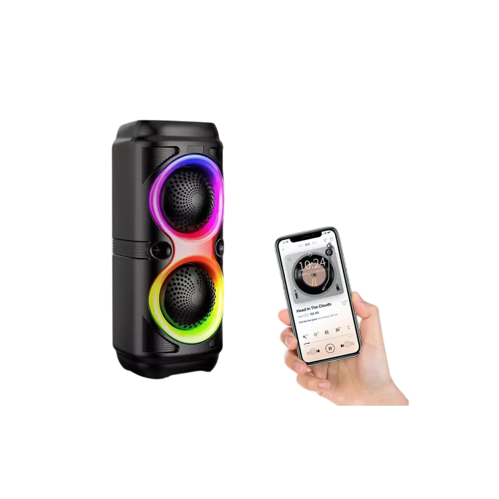 Haut-parleur Super grande Mega Extra / RGB / 10W / Noir