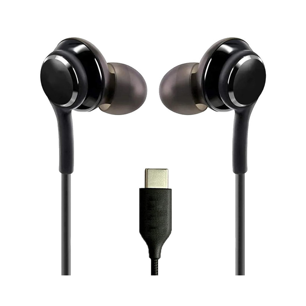 Écouteurs filaires USB-C intra-auriculaires / black
