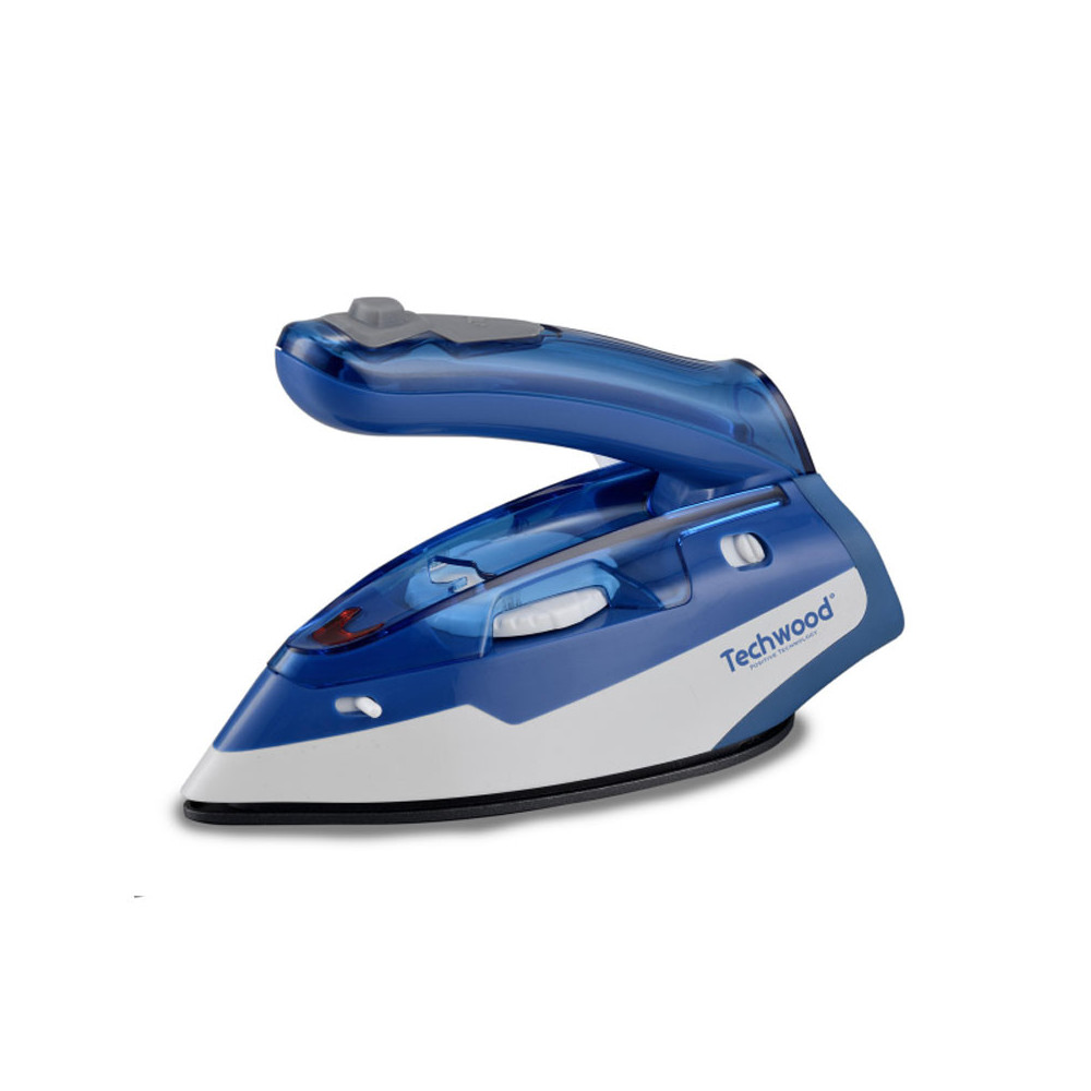 Fer À Vapeur DE VOYAGE TECHWOOD Poignée pliable / Bleu