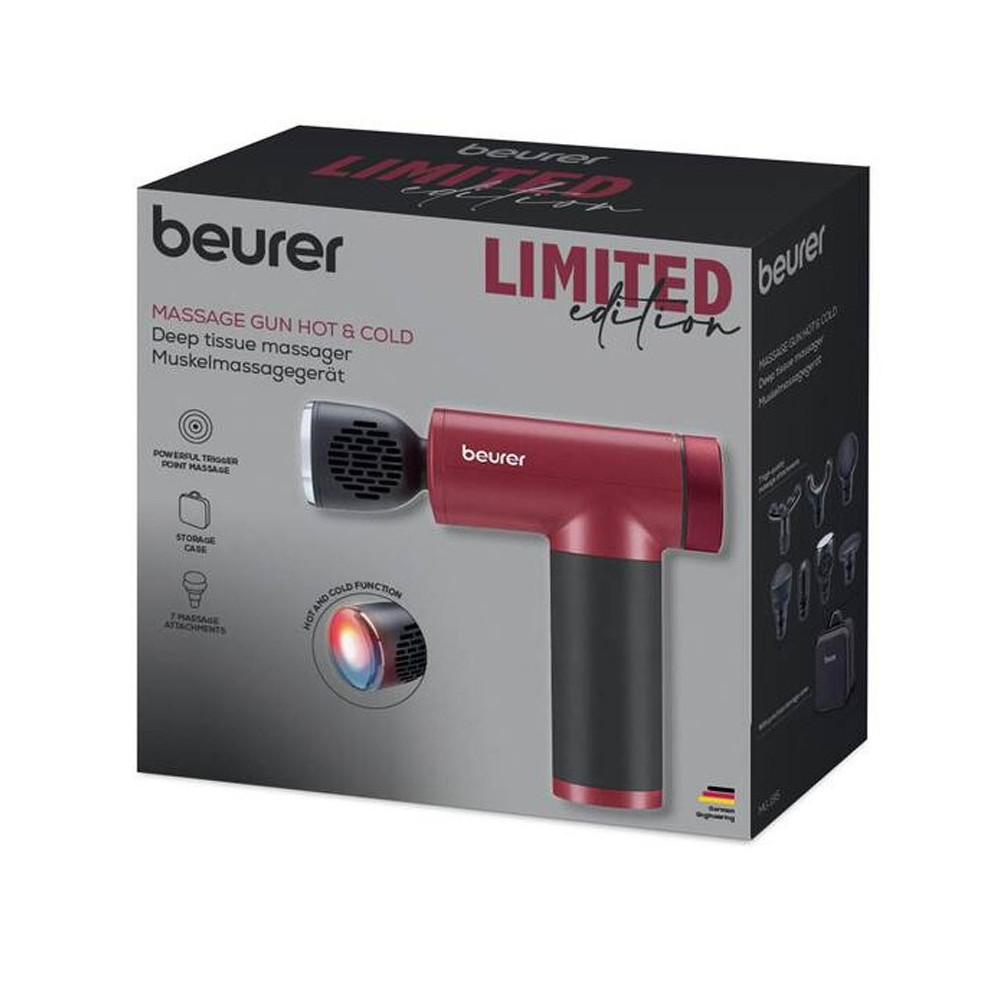 Pistolet de massage BEURER MG195 Hot & Cold - Rouge