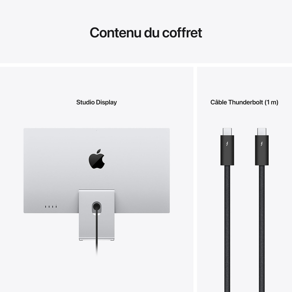 Écran Apple 27" LED Retina 5K IPS / inclinable / Noir