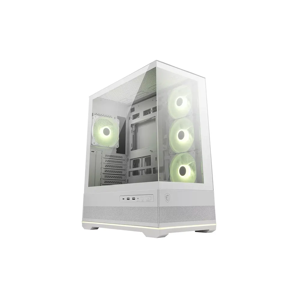 Boîtier Gaming Moyen Tour MSI MAG PANO 110R PZ / ATX / ARGB / Blanc