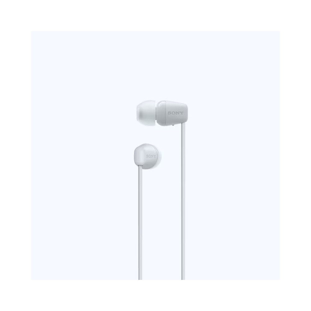 Écouteurs Sony intra-auriculaires sans fil WI-C100 - Blanc