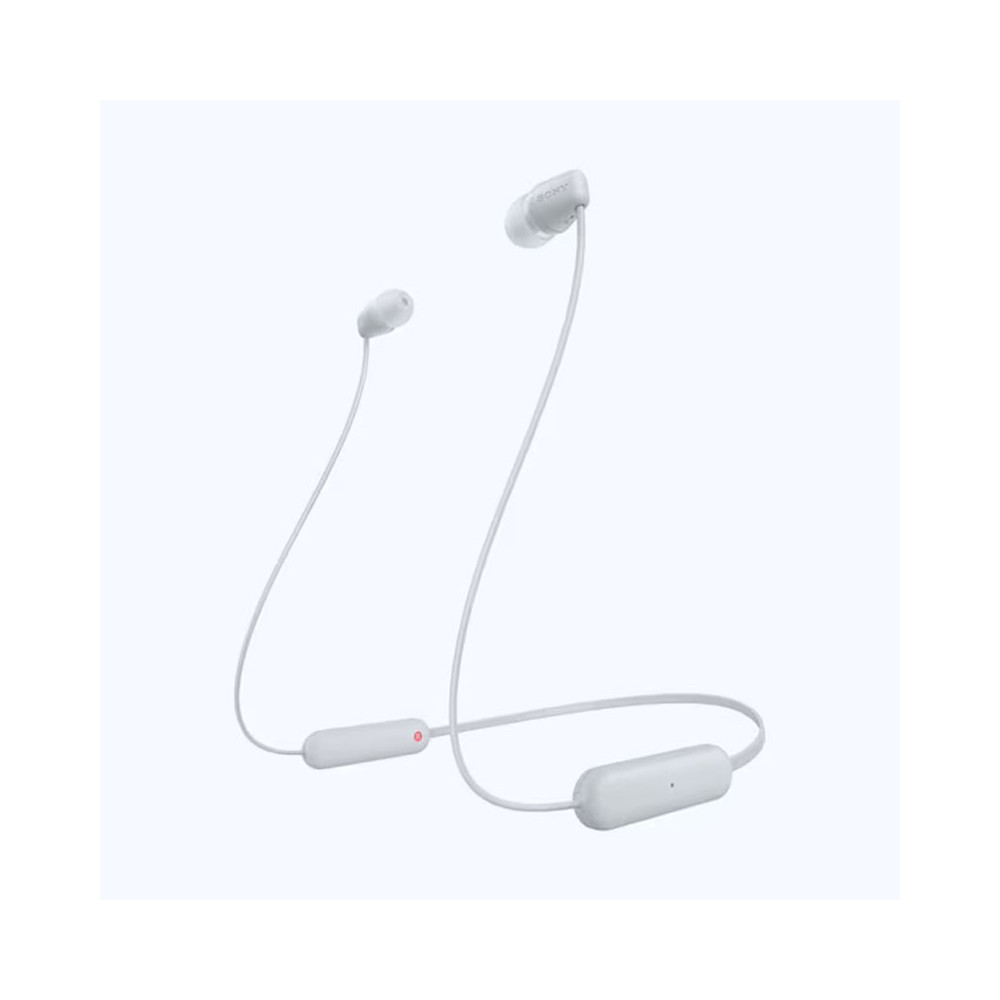 Écouteurs Sony intra-auriculaires sans fil WI-C100 - Blanc