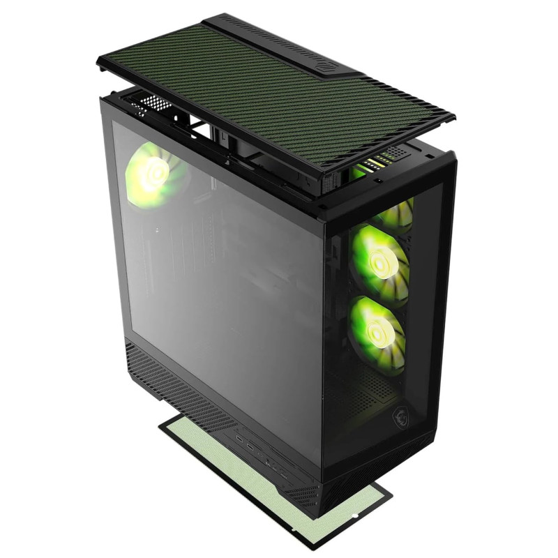 Boîtier Gaming Moyen Tour MSI MAG PANO 130R PZ / Noir