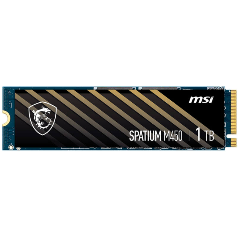 Disque Dur Interne SSD MSI SPATIUM M450 PCIe 4.0 NVMe M.2 2280 / 1 To