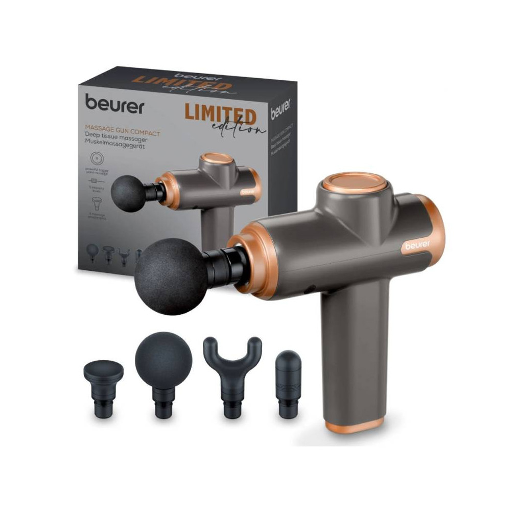 Pistolet de massage BEURER Avec 4 Embouts + 5 Niveaux / MG99