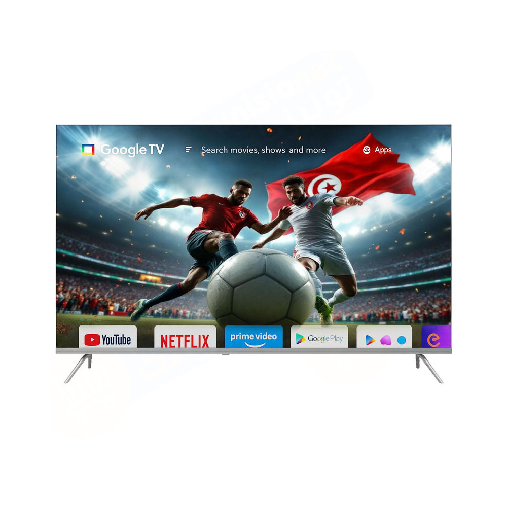 TV 60" QLED TELEFUNKEN G4FN GOOGLE TV 4K AVEC RÉCEPTEUR INTÉGRÉ