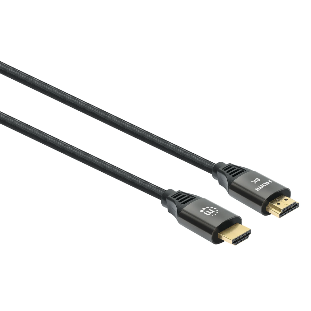 Câble HDMI ultra haut débit certifié 8K@60Hz avec Ethernet Manhattan / 3 M / Noir