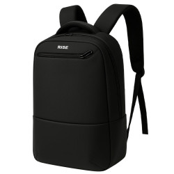 SAC A DOS RISE 16.1'' AVEC PORT USB INTEGRE( USB A + TYPE C) / IMPERMEABLE / NOIR
