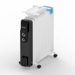 Radiateur Bain d'Huile CONDOR / 9 Éléments / 2000W / Blanc