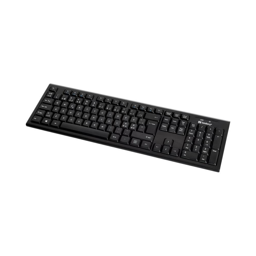 Ensemble Clavier et Souris Sans Fil SANDBERG 631-20 / Noir