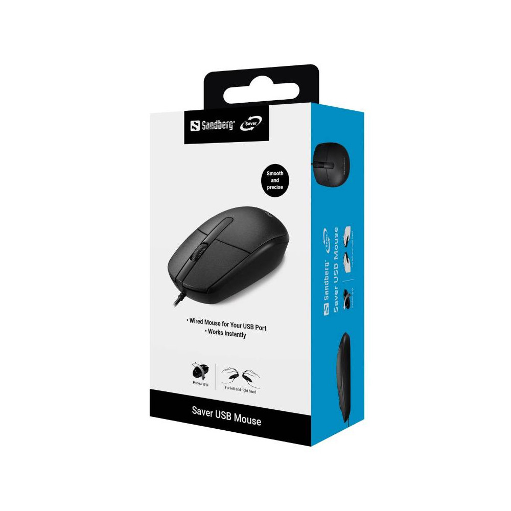 Souris Optique Filaire SANDBERG 331-00 USB / Noir