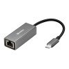 Adaptateur SANDBERG USB Type-C vers RJ45 / Inox