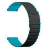KIESLECT 22MM BLACK/BLUE DUAL-TONE STRAP
