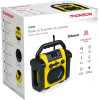 Radio et Enceinte Sans fil THOMSON WKR50BT De Chantier / Jaune