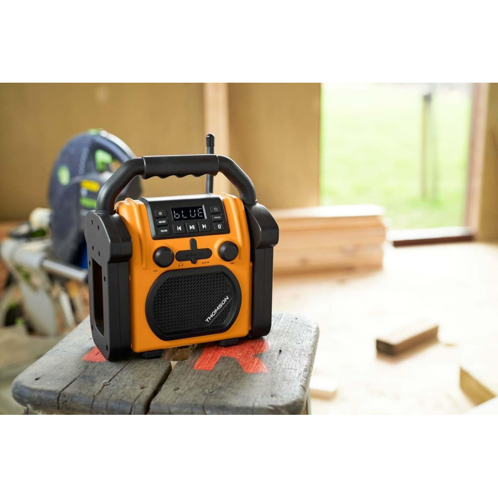 Radio et Enceinte Sans fil THOMSON WKR60BT De Chantier / Orange
