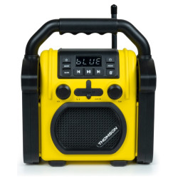 Radio et Enceinte Sans fil THOMSON WKR50BT De Chantier / Jaune