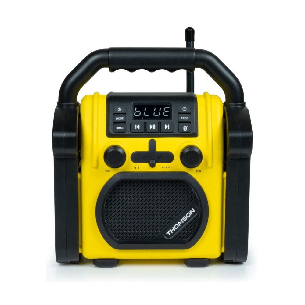 Radio et Enceinte Sans fil Thomson WKR50BT De Chantier – Noir & Jaune- WKR50BT