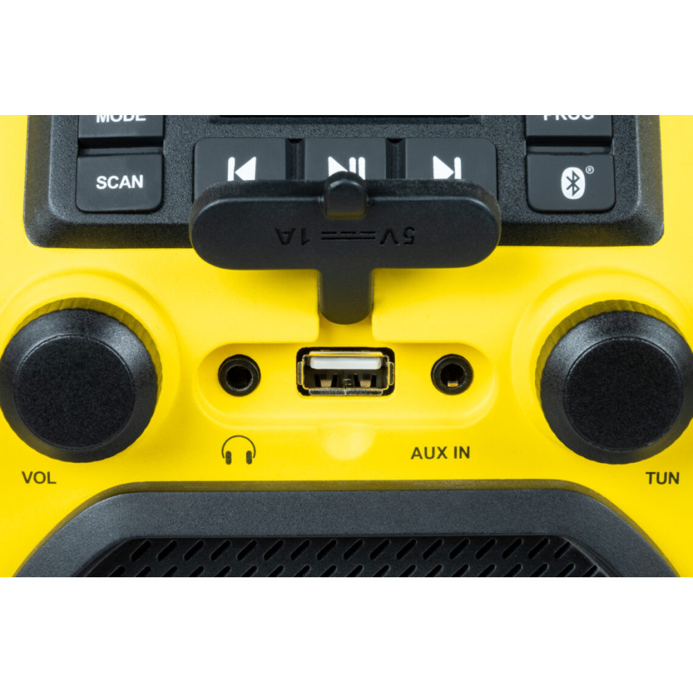 Radio et Enceinte Sans fil THOMSON WKR50BT De Chantier / Jaune