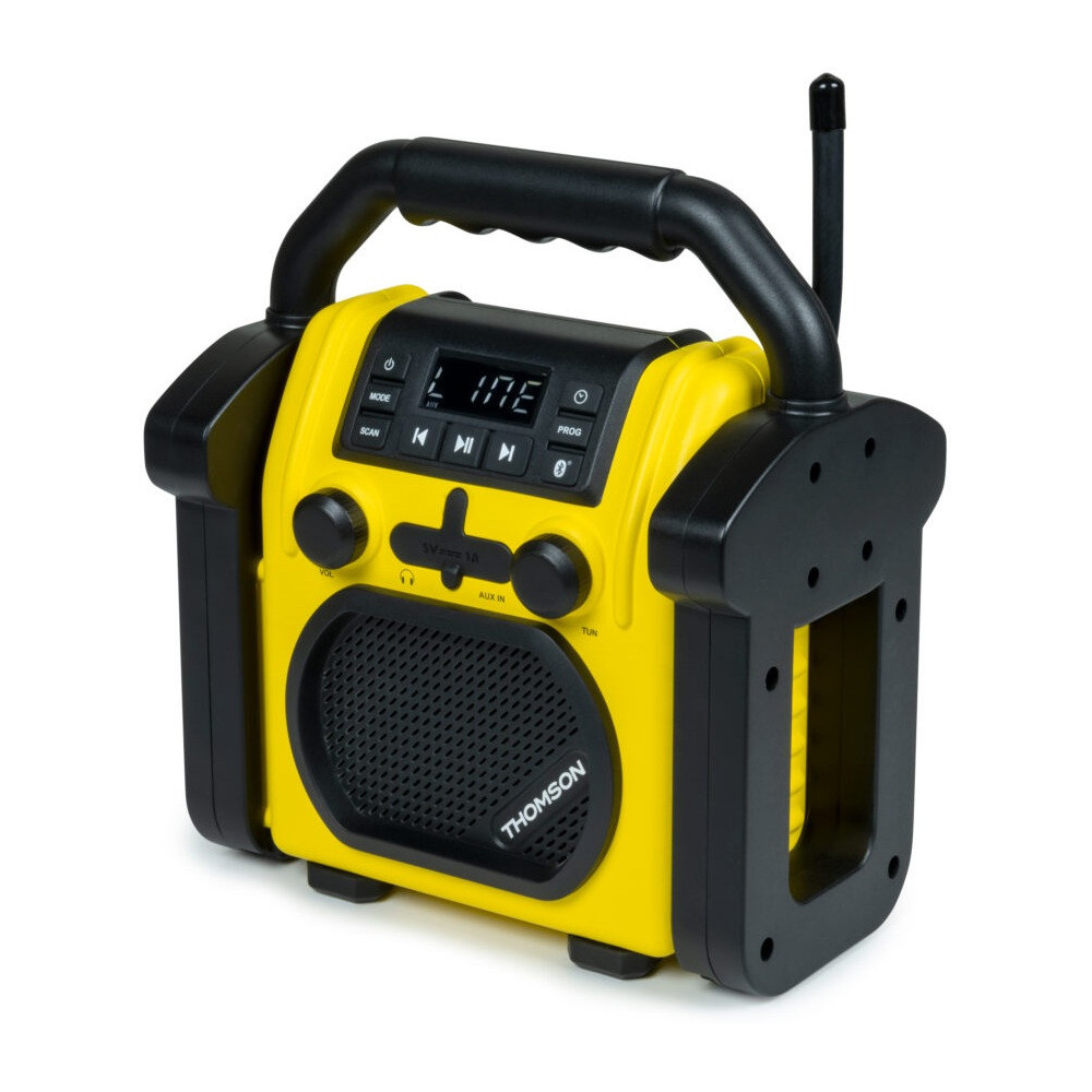 Radio et Enceinte Sans fil THOMSON WKR50BT De Chantier / Jaune