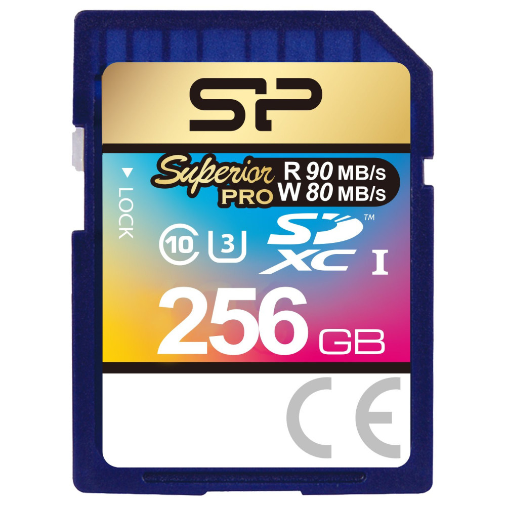 Carte mémoire Silicon Power Superior Pro / SDXC / 256 Go