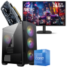 Setup Gamer Special Pc de Bureau Gaming / i5-12400F / GTX 1650 4G / 16 Go Avec Écran Gaming Cooler Master 24.5" Full HD IPS / 120 Hz
