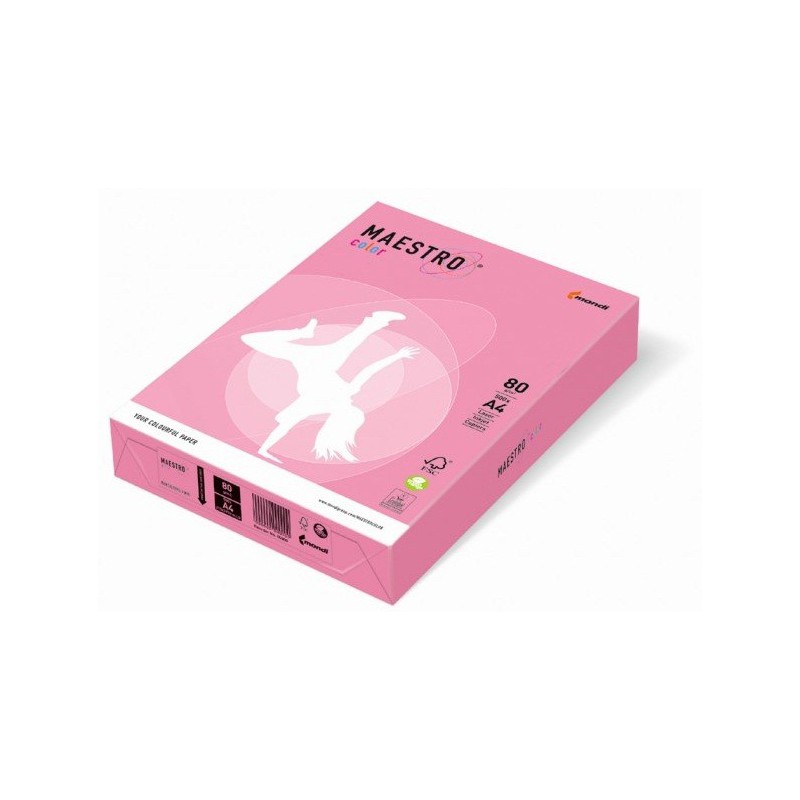 Papier Mondi Maestro PI25 A4 80g/m² / Rose
