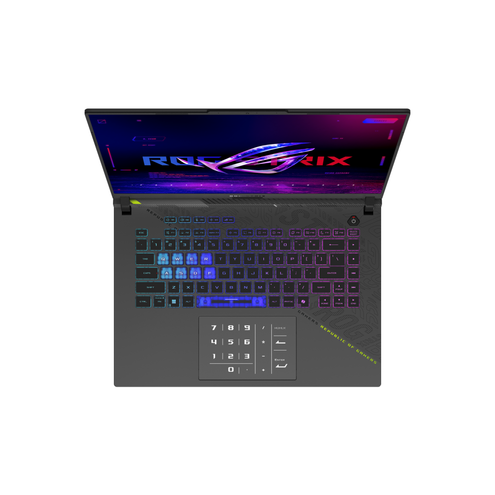 Pc Portable Gamer ASUS ROG Strix G16 2025 G614 / Ryzen 9 8940HX / RTX 5060 8G / 32 Go DDR5 / 1 To SSD / Windows 11 / Noir