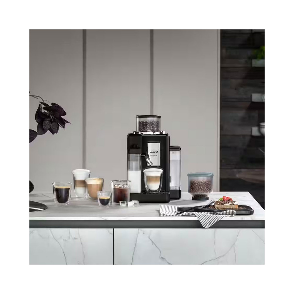 Machine A CAFE avec broyeur DELONGHI 1.4 Litres / Noir MATTE