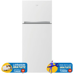Réfrigérateur Beko De Frost Double Portes 400 Litres Blanc