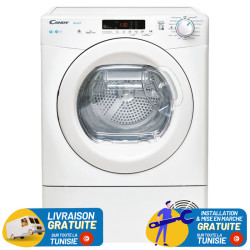 Sèche linge à condensation Candy CSEC9DE-47 / 9 Kg / Blanc