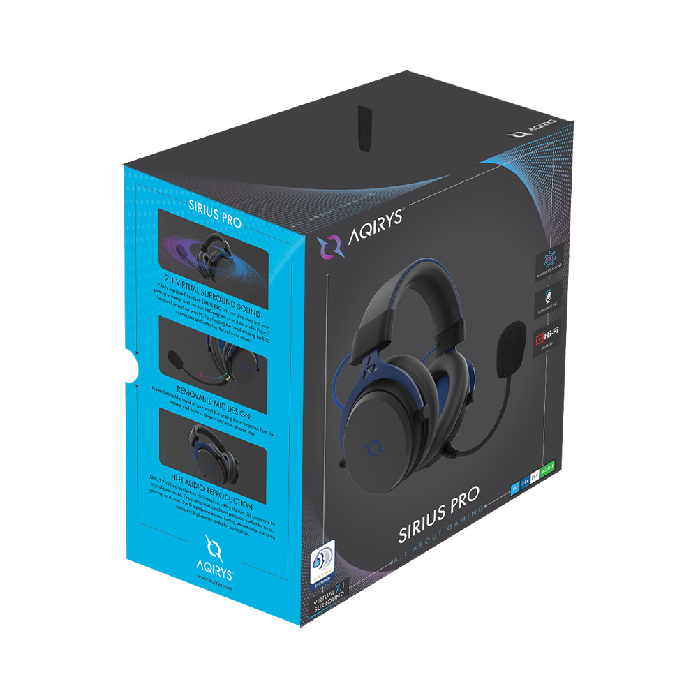 Micro Casque Filaire Gamer AQIRYS SIRIUS PRO
