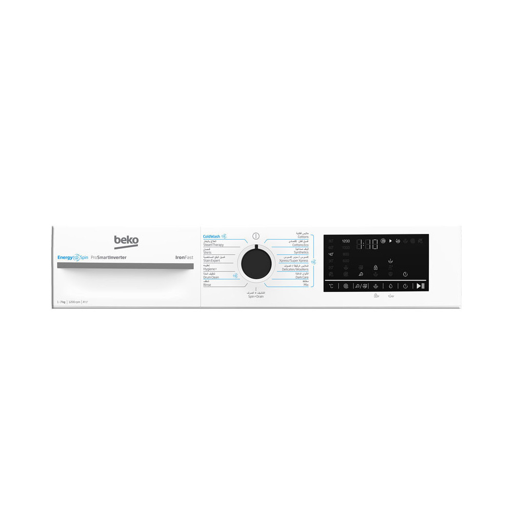 Machine a laver BEKO 6kg 1200tr INVERTER / Blanc / BM1WFU36200BW