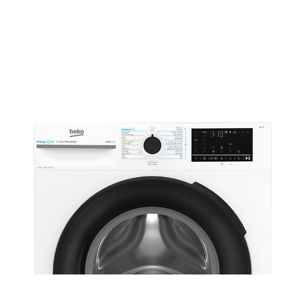Machine a laver BEKO 6kg 1200tr INVERTER / Blanc / BM1WFU36200BW