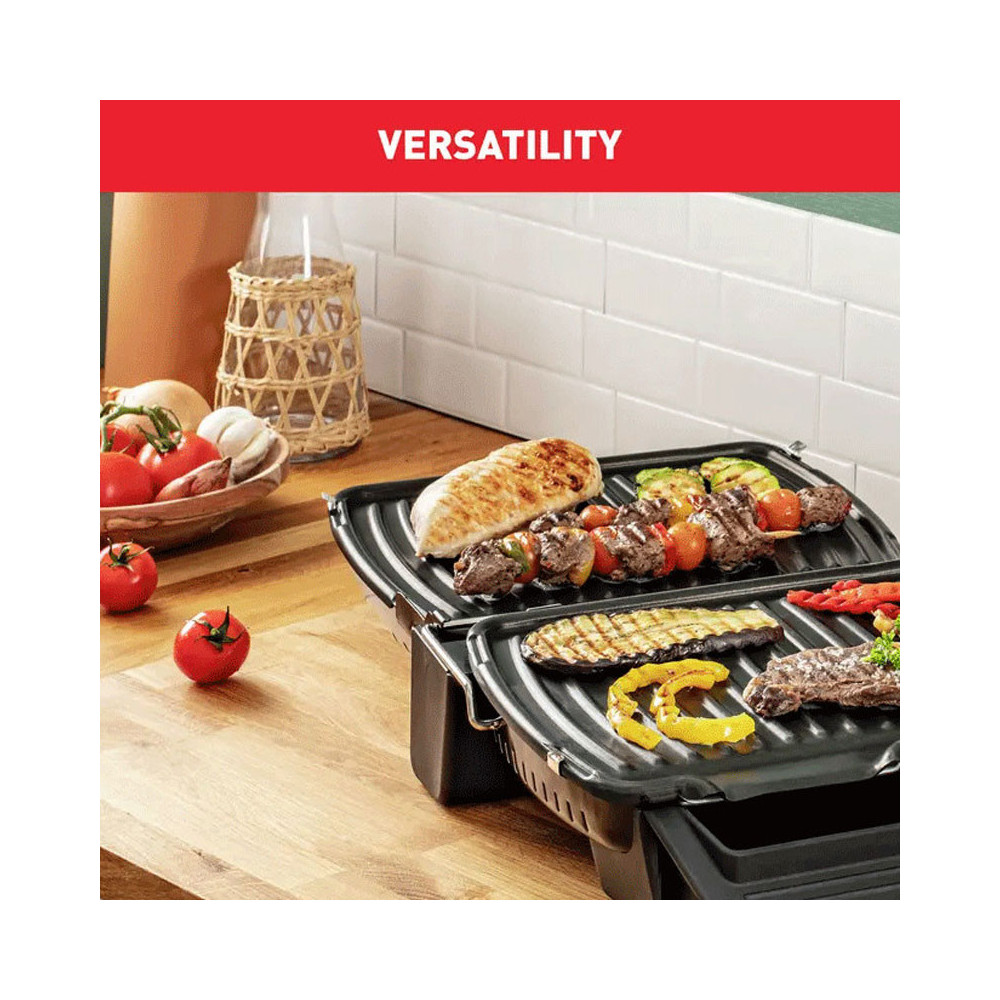 Grill Électrique TEFAL Ultracompact 600 Comfort 2000W / Noir