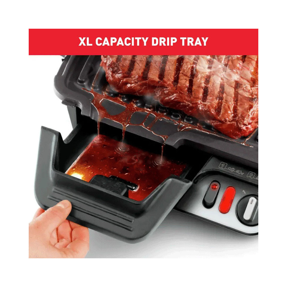 Grill Électrique TEFAL Ultracompact 600 Comfort 2000W / Noir