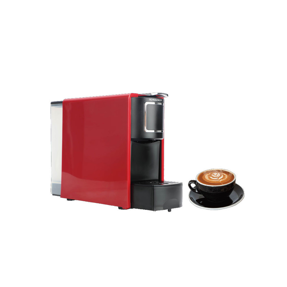 Machine à café Nespresso SCHNEIDER 1140W / Noir et Rouge