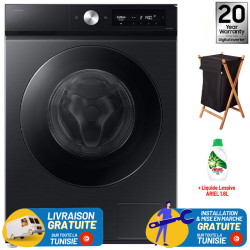 Machine à Laver Samsung 11KG LAVANTE SECHANTE INVERTER / Noir /  WW11D7B85GBM