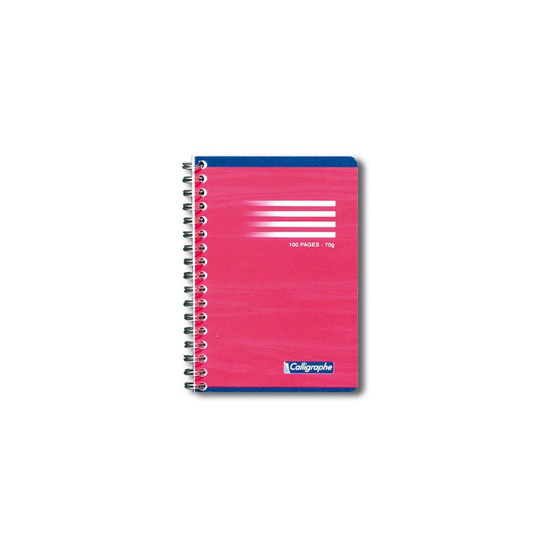Carnet reliure intégrale Clairefontaine 90 x 140 / 100 pages 70g 5x5