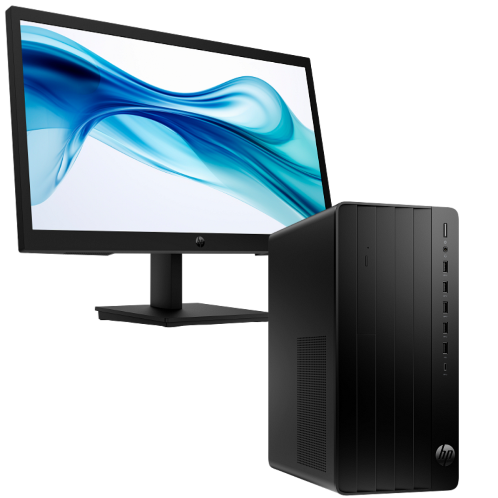 Pc de bureau HP Pro 290 G9 / i3-14100 / 32 Go / 512 Go / Noir Avec Écran HP 21.5" Full HD