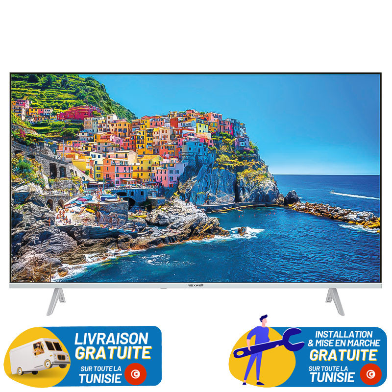 TV MAXWELL 43" QLED FULL HD AVEC RÉCEPTEUR INTÉGRÉ