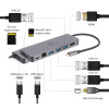 ADAPTATEUR RESEAU GEMBIRD USB-C 5 IN 1 100W
